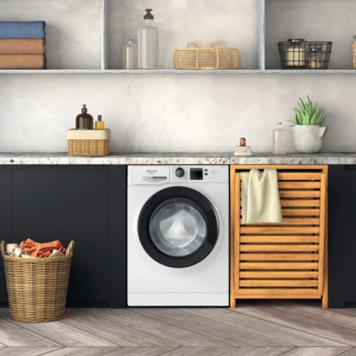 Lavadora Hotpoint NWS7469WKSPT 7Kg Carga Frontal 1400rpm A+++ Blanca con Steam Hygiene - vue 8
