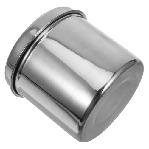 Cabilock Stainless Steel Balls Storage Container Unguent Holder for Gauze Dressings for Salons Everyday Use