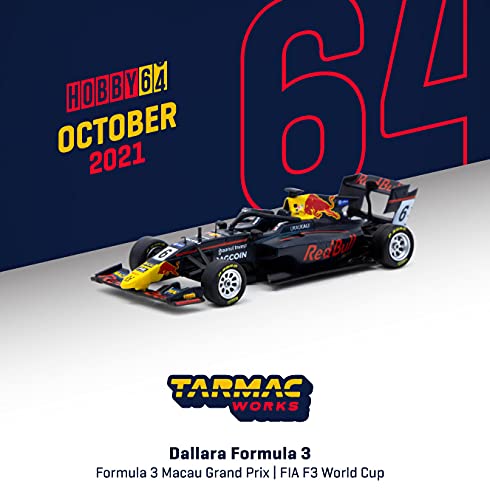 Amazon | TARMACWORKS 1/64 Dallara formula 3 Formula 3 Macau Grand