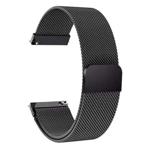 CORONITAS Pulseira de Metal Milanes Aço Inoxidável para Xiaomi Redmi Watch 5 Lite, Watch 5 Active, Fecho Magnético, Malha de Aço Respirável, Regulável (Preto)