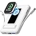 Vexnara für Powerbank iPhone, 10000mAh Magnetische Kabellose Power Bank für Magsafe, 20W Schnelllade Externe Akkupack Wireless mit Ständer für iPhone 17/16/15/14/13/12 und Apple Watch Series