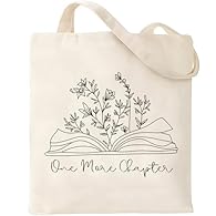 Premium Material: This aesthetic tote bag is made of natural cotton canvas, which is thicker than most canvas tote bags in market. Not easy to see through, most importantly, the cotton tote bag is durable, sturdy and heavy duty, which can serve you f...