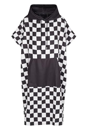 Nomada Checkered Changing Poncho | Hooded Towel