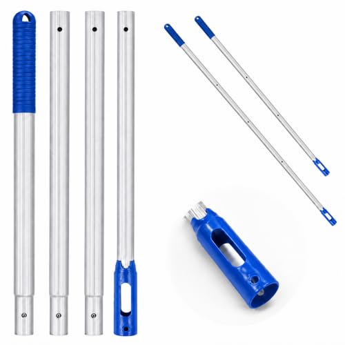 Monitok 4.85 FT Lightweight Aluminum Swimming Pool Pole, 4-Section by Monitok - Used condition - US$11.09