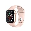 Apple Watch Series 5 (GPS, 40MM) Caja de Aluminio Oro con Correa Deportiva Rosa Arena (Reacondicionado)