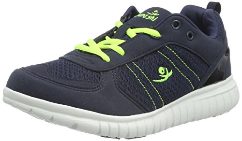 chung shi Unisex Kids Duxfree Nassau Junior Sportschuhe mit Schnürsenkel, Navy/Lime, 36 EU Cover