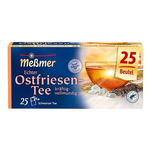 Meßmer Ostfriesen-Tee | 25 Teebeutel | Glutenfrei | Laktosefrei |...