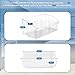 UPGRADED Lifetime Appliance 2 x 240356402 & 2 x 240323002 Refrigerator Door Shelf Replacement Bin Compatible with Frigidaire Replacement Parts, Refrigerator Shelf
