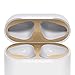elago Upgraded AirPods Dust Guard (Matte Gold, 2 Sets) - Dust-Proof Film, Luxurious Looking, Must Watch Easy Installation Video, Protect AirPods from Iron/Metal Shavings [Patent Pending]