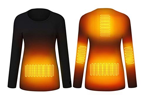Garder au chaud Sous-vêtements de chauffage d'hiver Ensemble de la batterie USB Tops thermiques chauffés Pantalon Pantalon Control Température Température Vêtements de vêtements chauds Fragile Cover