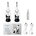 Devilclaw UHF Wireless Guitar System- 16 Channel Rechargeable Transmitter Receiver with Volume Control - Interference-Free Adapter for Bass Instruments(White)