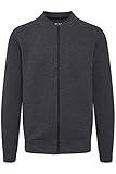Indicode Bronte Herren Sweatjacke Cardigan Jacke, Größe:M, Farbe:Charcoal Mix (915)