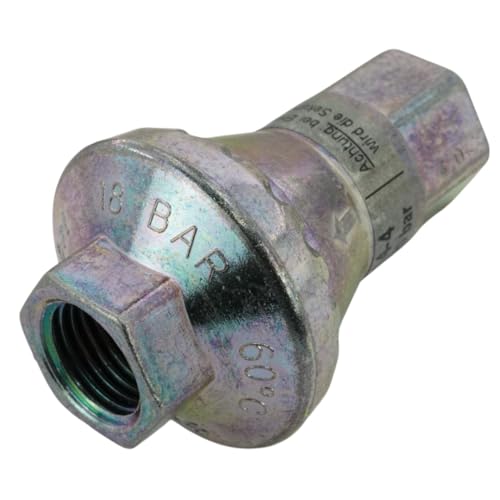 Fittingstore - Inline Druckregler G 1/4 Druckminderer Druckluft 1–8 bar voreingestellt (Ausgangsdruck: 3 bar)