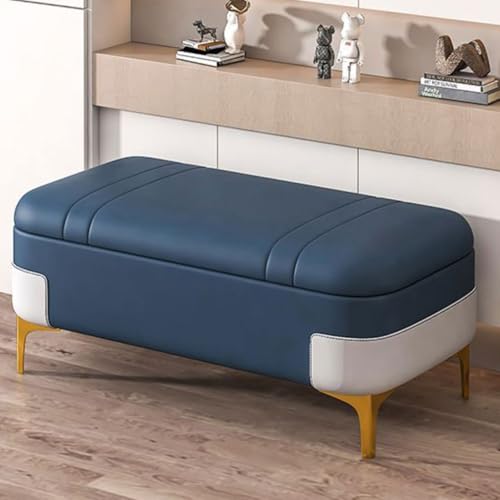 Banc de rangement pour chambre à coucher chaleureuse et harmonieuse