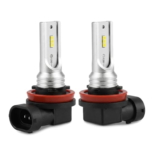 Abstru H8 H9 H11 LED Fog Light Bulbs 80W 6500K Cool White 300% More Light