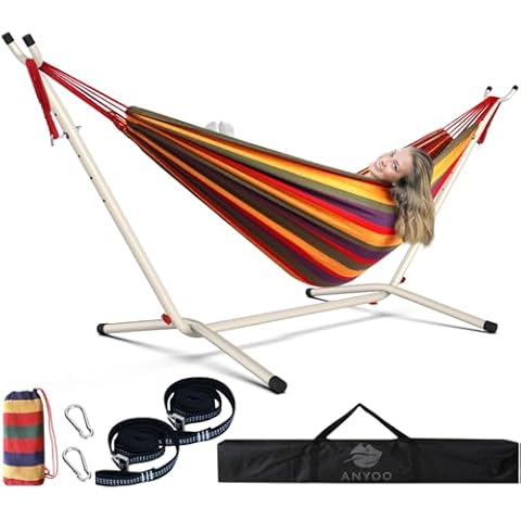Anyoo Portable Hammock with Steel Stand Cover
