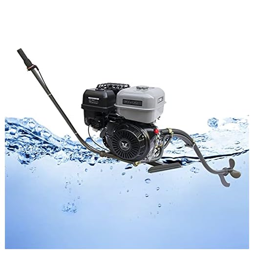 15 HP 4 Stroke 420cc Electric Outboard Motor Inflatable Fishing Boat Motor Gasoline Engine Single-cylinder 9kw 20km/h GB200 w/Water Cooling & CDI System Tiller for Superior Corrosion Protection