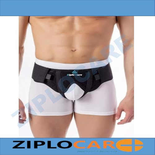 Faja Para Hernia Premium Ajustable Para Hombre Negra, Talla L miniatura 2