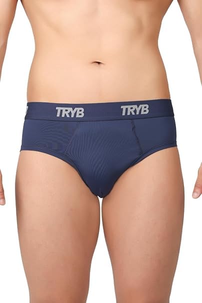 Image of TRYB Supporter for Cricket | Sports Underwear for Men | Stretchable Active Supporter Briefs | Pouch for Abdominal Guard | Light Weight, Breathable & Quick Dry | Gym Sports Innerwear Brief