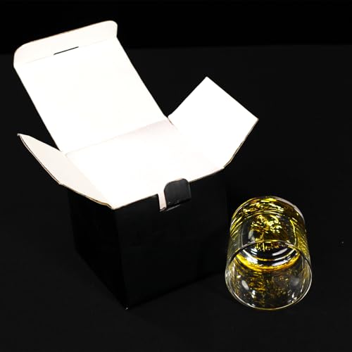 Image of Melbify Gold Eagle Whiskey Glass Gift Set | 1 pcs Set | 300 ml | Ultra-Premium | Gold-Bottomed | Imported | Luxurious | Ideal for Wedding Gifts, Anniversary, VIP and Corporate Gifts