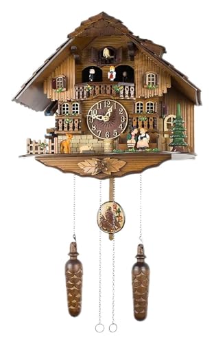 Reloj de pared con diseño de cuco, elegante reloj colgante para sala de estar, oficina y decoración del hogar