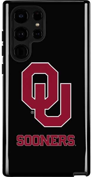 Skinit Pro Phone Case Compatible with Galaxy S22 Ultra - Officially Licensed University of Oklahoma Sooners Chevron Design