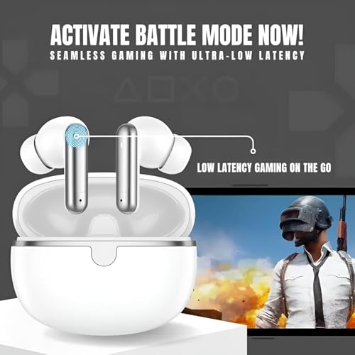 Image of Original for Boat Elite 161 ANC TWS Earbuds w / 32 dB ANC, 50 hrs Playback, 50 ms Low Latency BEASTTM Mode, IWPTM Tech, Dual EQ Modes, 4 Mics with ENx, ASAP Charge, Bluetooth v5.3 (White)