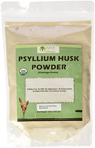 Psyllium Husk Powder, 1 Lb Bag (1x3), Premium Grade, High Purity, Freshly Packed