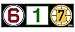 617 (Boston Retired Numbers) Sticker