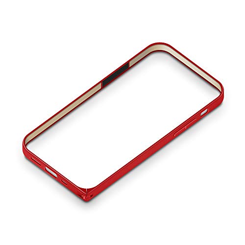 Premium Style iPhone 12/12 Pro�p �A���~�j�E���o���p�[ ���b�h PG-20GBP02RD