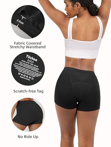 Period Underwear for Women Boyshorts Period Panties Heavy Flow Period Boxers Leakproof Underwear Pack of 24