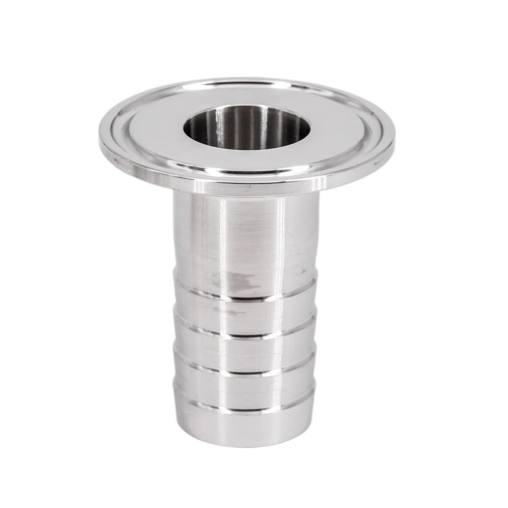 Złącze węża z kolcami, 304 316L SS Tri Clamp Łącznik do węża 0,5-2 cale Wielokolorowy sanitarny, chroniony przed promieniowaniem UV(64mmx32mm)