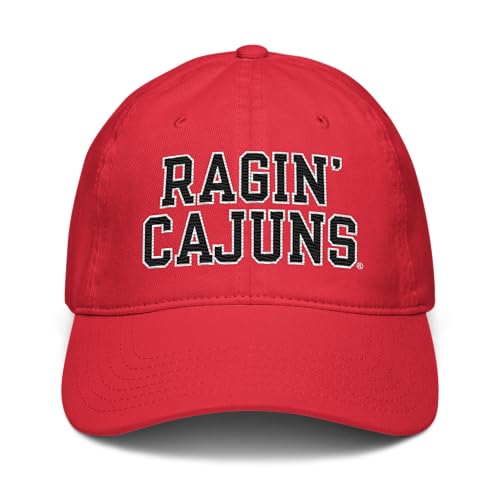 Gorra ajustable béisbol color rojo Louisiana Lafayette miniatura 2