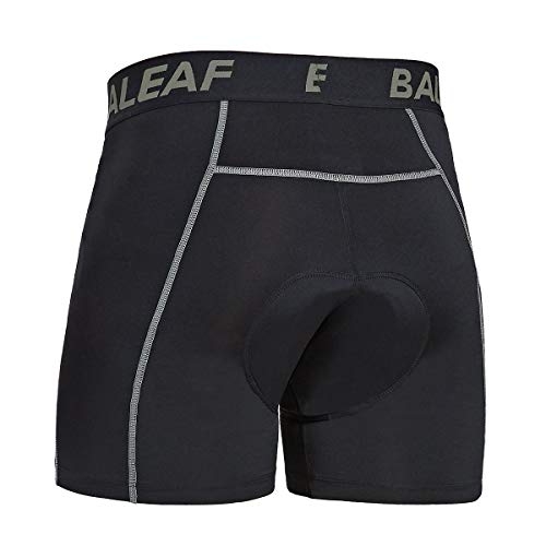 Image of BALEAF Men's Cycling Underwear 3D Padded Bike Shorts with Padding Road Biking MTB Liner Bicycle Gear Accessories