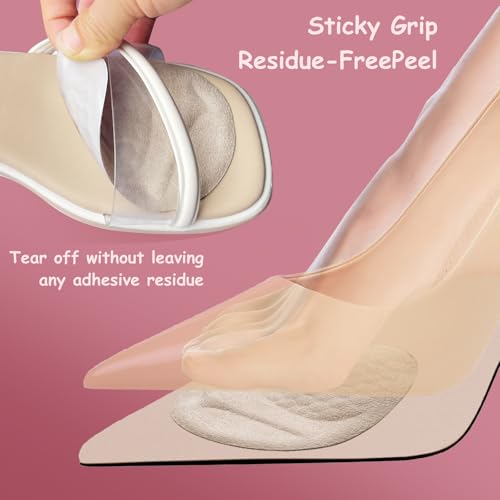 Image of Metatarsal Pads Women- Ball of Foot Cushions for Women, High Heel Inserts, High Heel Comfort Pads & Pain Relief, Non-Slip Heel Grips for Womens Shoes