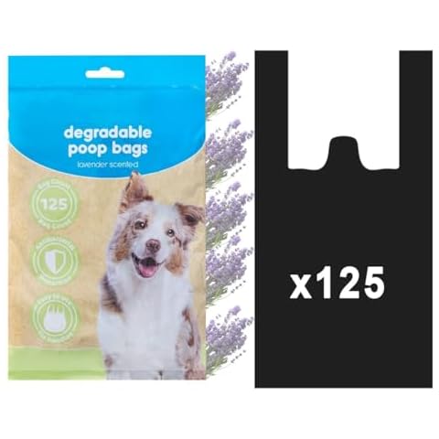 125 Lavender Scented Degradable Dog Poo Bags Cover