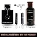 Ace Scents Men's Bundle Club Nuit Intense Man 3.6oz EDT & King Bharara 3.4oz EDP & 2 Empty Travel Perfume Atomizer Gift -Spicy Woody Sweet-Long Lasting for Men