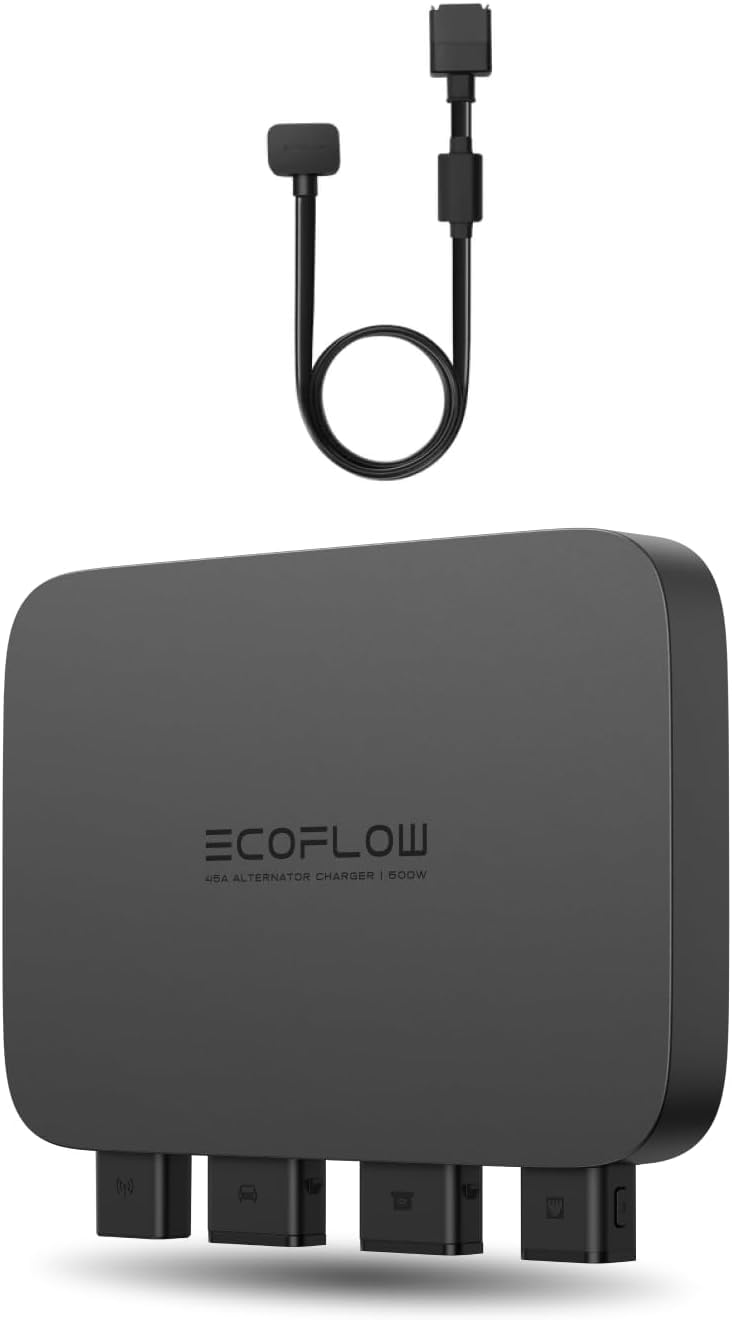 ★新品未使用！エコフロー EcoFlow 500W Alternator Charger オルタネーターチャージャー＆EcoFlow Alternator Charger 壁面用マウント EcoFlow 500W Alternator Charger