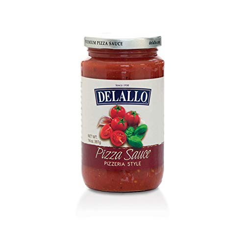 Delallo - Pizzeria Style Pizza Sauce, (4)- 14 oz. Jars