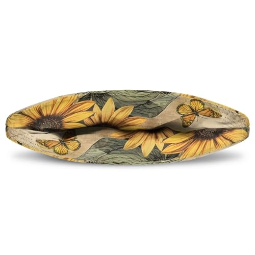 Image of Hudotybom Retro Sunflower Tea Cozy for Teapot Insulated Vintage Sunflower Wadding Tea Cozies Covers Fit 1 to 6 Cup Kitchen Textiles Warming & Insulating Kettle Cover for Home Table Decor