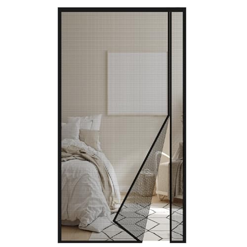akgao Magnetic Fly Screen 235x250cm Black Mosquito Nets for Doors