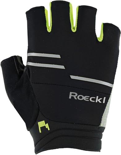 Roeckl Iguna Fahrrad Handschuhe kurz schwarz/gelb 2024: Größe: 9