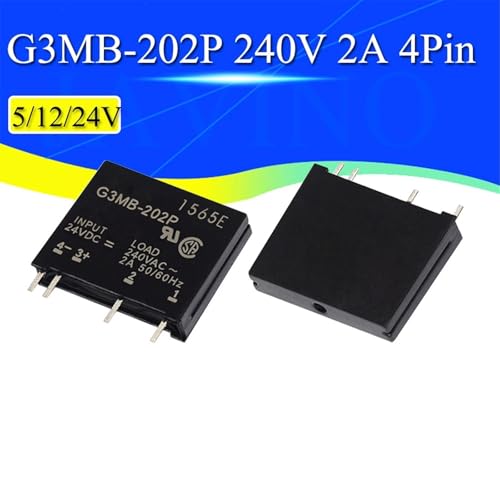 Relé SSR G3MB-202P de 24V CC a CA para control de placas de circuito PCB 2