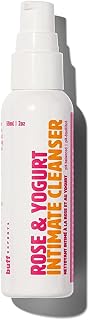 Buff Experts Rose & Yogurt Intimate Cleanser pH Balancing - Daily Feminine Wash for Sensitive Skin- Plant-Based & Cruelty-Free - with Soothing Rose Oil, Tea Tree and Yogurt Extract for Itchy & Dry Skin - Natural Ingredients, Sulfate & Paraben-Free Feminine Care