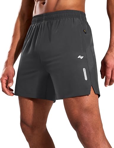 Short de course à pied homme léger MIER entrejambe 12.7 cm sport