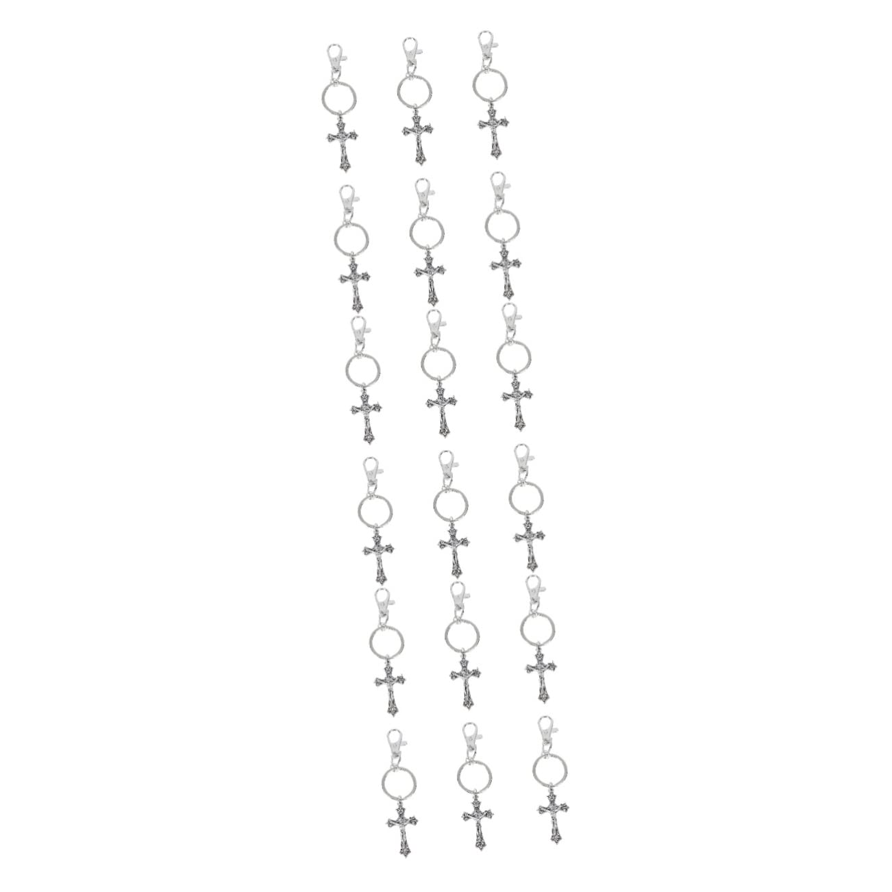 Cadenas decorativas con colgantes de cruz antiguos para recuerdos de fiesta