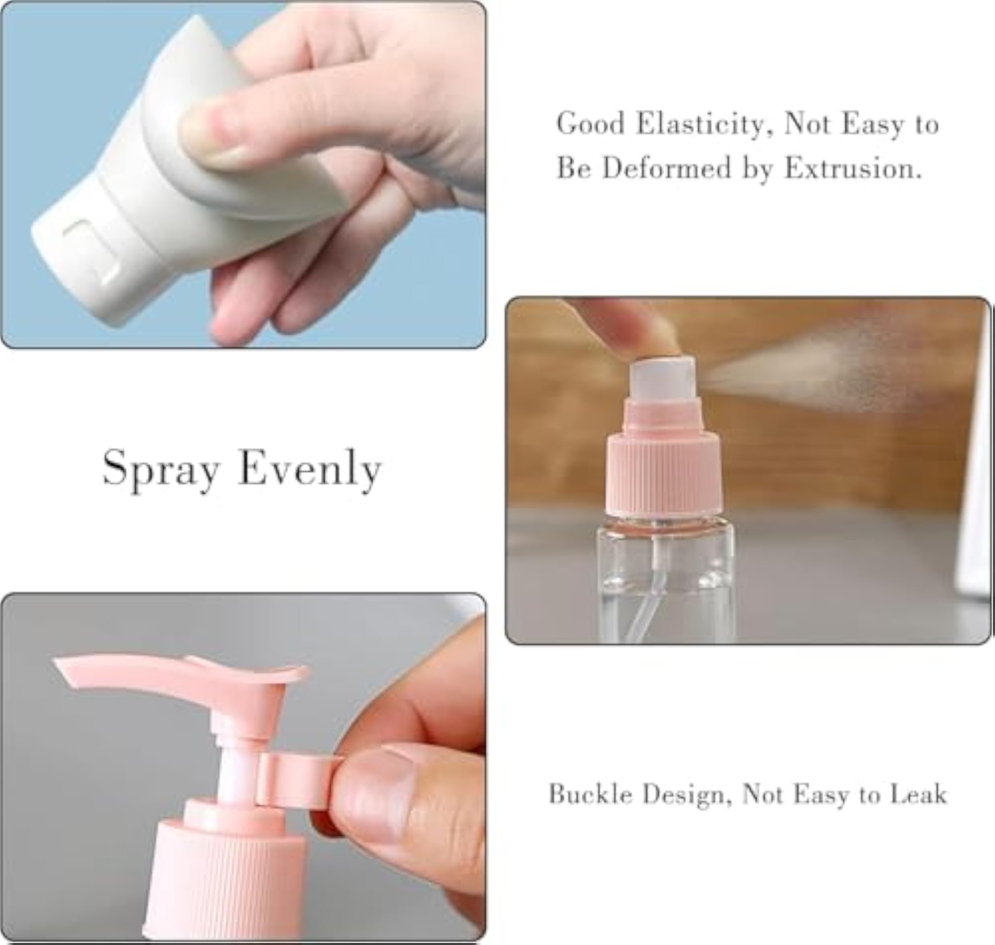 11 PCS Leak Proof Refillable Travel Containers Set