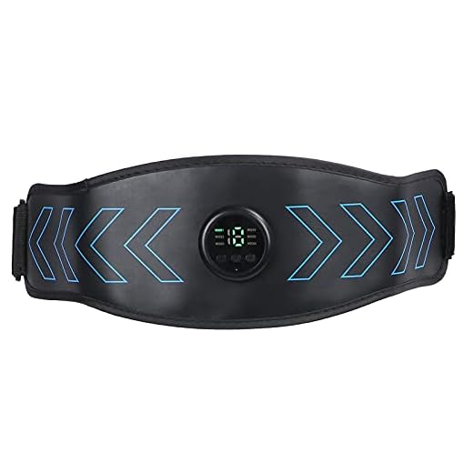 TMISHION Cinturon Vibratorio Abdominales, USB Recargable Abs Workout Belt Device, Unisex Abdominal Arm Muscles, EMS Muscle Stimulator Electro Muscle Stimulator Abdominal Belt Abs Estimulador Muscula