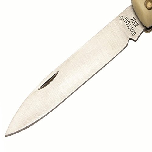 Canivete Aço Inox Lâmina Com Ponta 80X14mm 8118 Brasfort