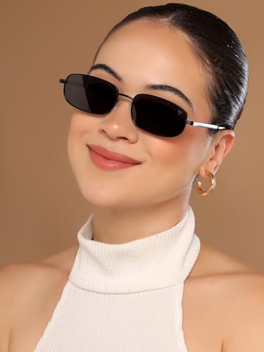 Image of Voyage Rectangle UV Protected & Polarized Sunglasses for Men & Women